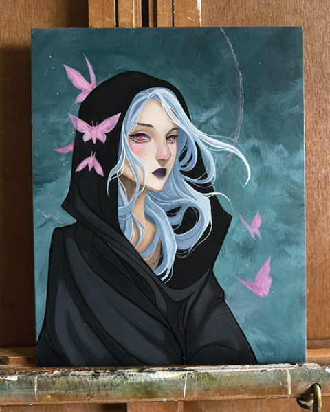 Troubled Sky ☾ Original Oil Painting