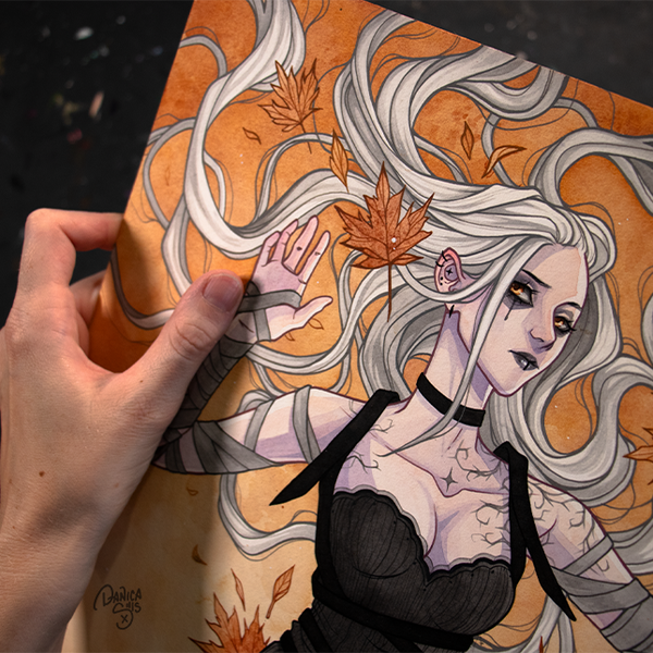 Hesitate ☾ Original Painting