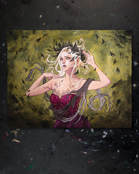 October Leaves ☾ Original Painting