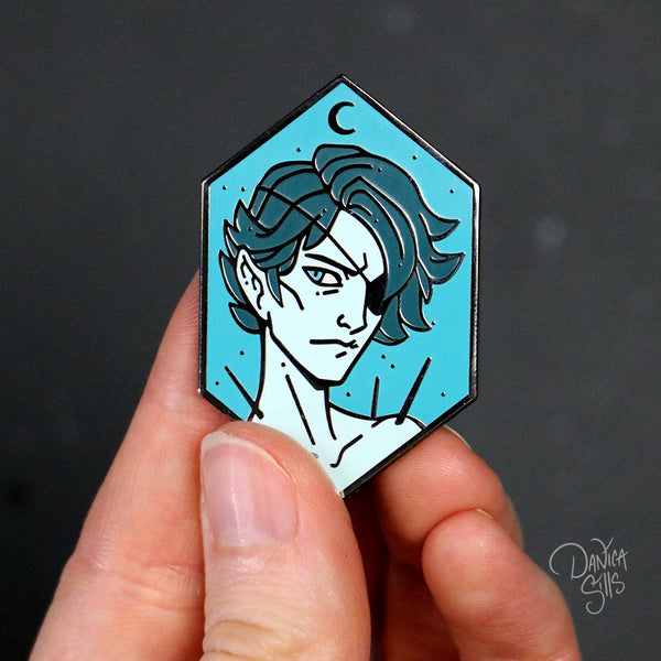 Blue Night ☾ Hard Enamel Pin