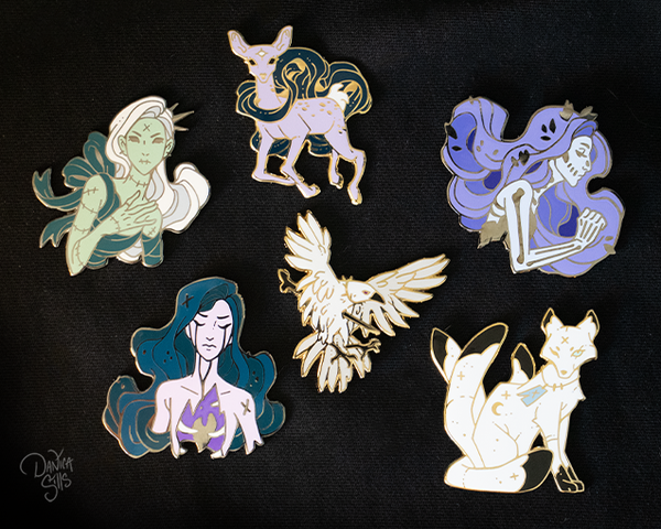 Lost and Taken Woods Pin Set