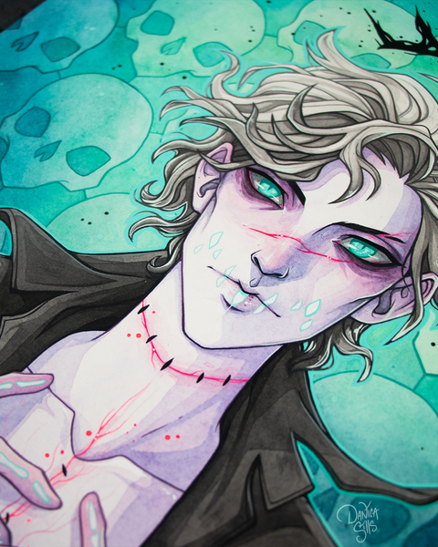 Skull King Echo ☾ Art Print