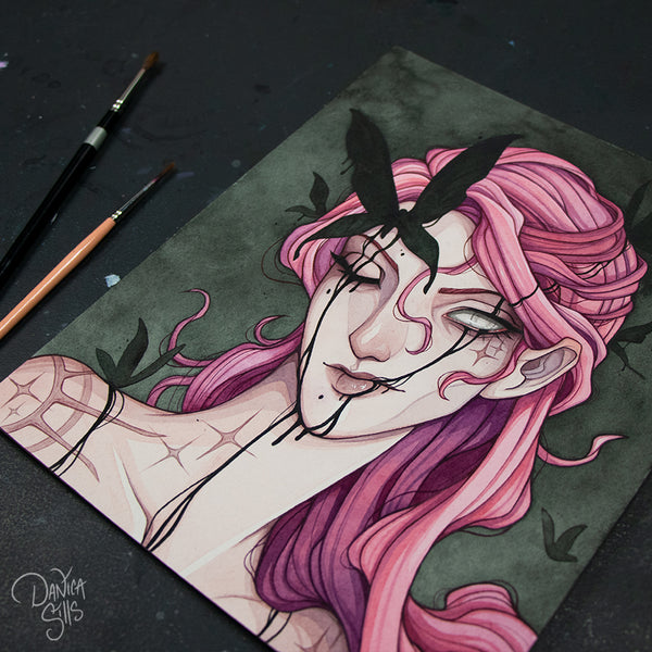 Butterfly Poison ☾ Original Painting