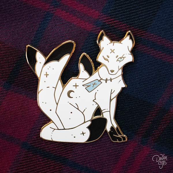Follow Me ☾ Hard Enamel Pin