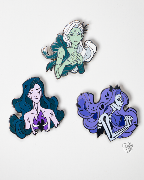 Ghost Girls Pin Set