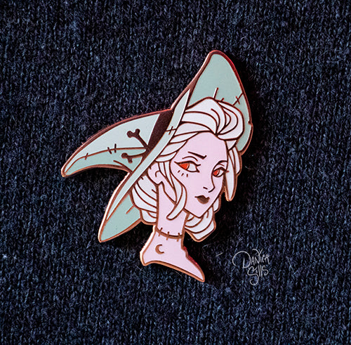 Spring Witch ☾ Hard Enamel Pin