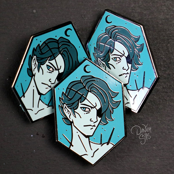 Blue Night ☾ Hard Enamel Pin