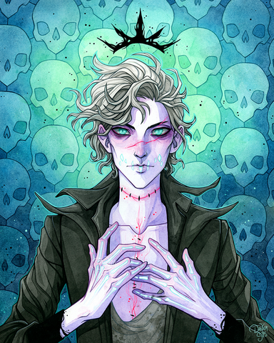 Skull King Echo ☾ Art Print